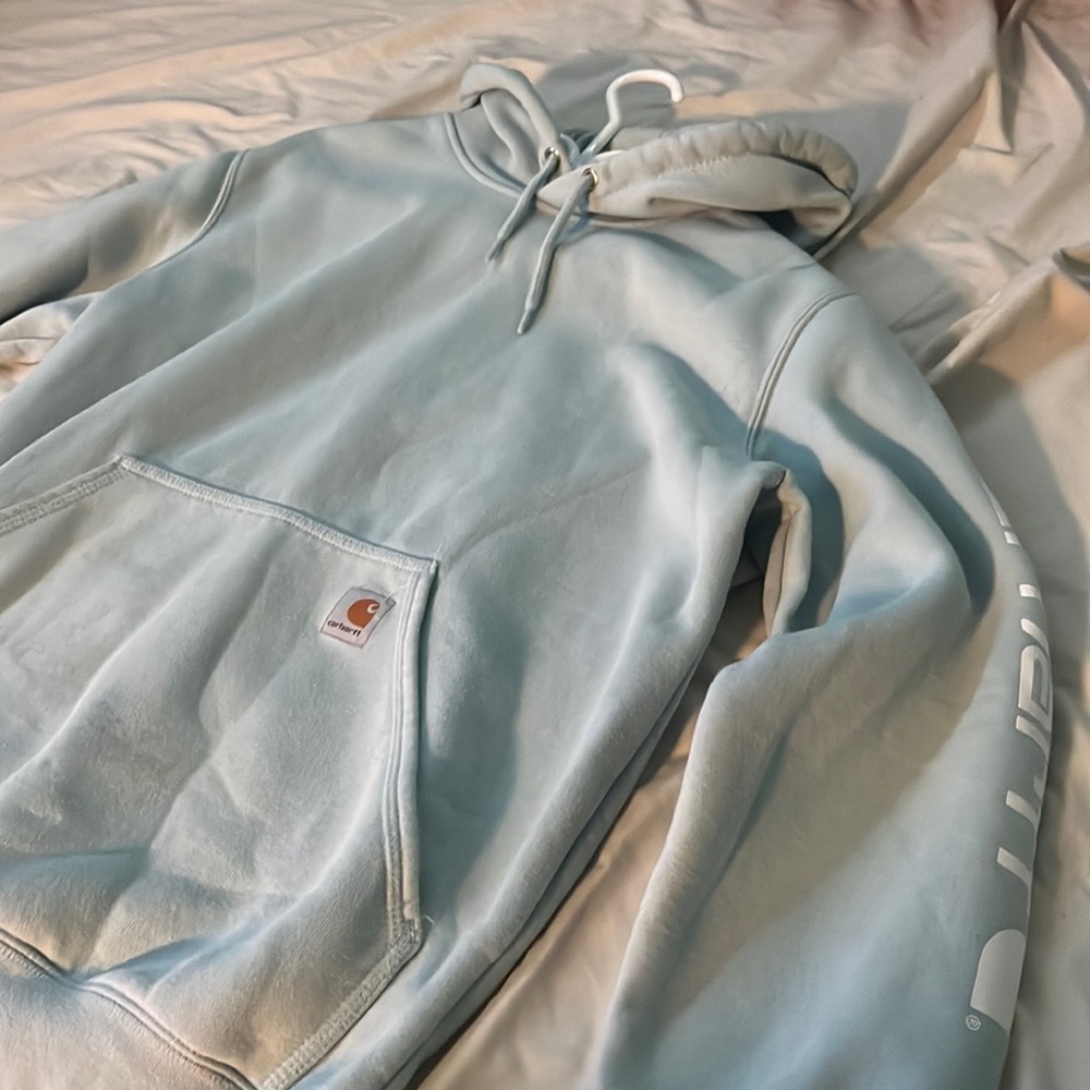 Light blue carhartt hoodie